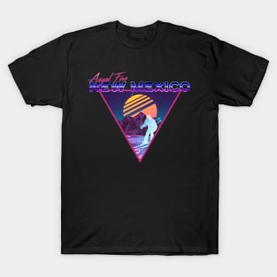 Retro Vaporwave Ski Mountain | Angel Fire New Mexico | Shirts, Stickers, and More! T-Shirt